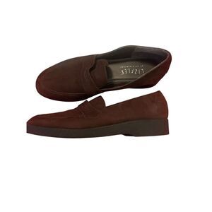 Lizflex by Liz Claiborne Womens Brown Suede Waterproof Driving Loafers Size 10M